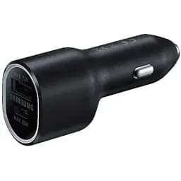 Зарядний пристрій для авто Samsung Car Charger USB+USB-C Super Fast EP-L4020NBEGRU 25 + 15 = 40 W