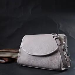 Жіноча шкіряна сумка Vintage з напівкруглим клапаном 20.5х14х8.5 см sum0029015 - мініатюра 9