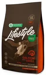 Сухий корм для малих собак Nature's Protection Lifestyle Grain Free Salmon with krill Adult Small Breeds 10 кг