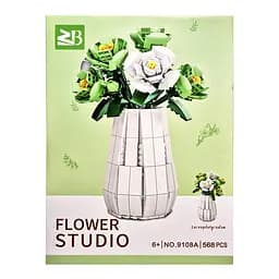 Детский конструктор "Цветы Lacroplatycodon" Flower Studio 9108A ​​568 деталей