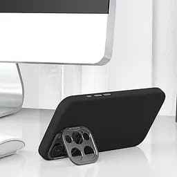 Чохол Silicone Nillkin LensWing Prop Magnetic для Apple iPhone 16 Pro Max (6.9) Чорний / Black - мініатюра 6