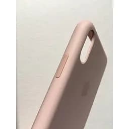 Оригінальний силіконовий чохол Apple Silicone Case для iPhone XS Max (6.5") Pink Sand MTFD2LL/A - мініатюра 3