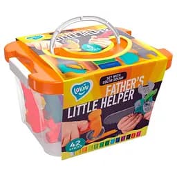 Набор теста для лепки "Father's Little Helper" ТМ Lovin 41147, 42 цвета в боксе