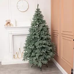 Лита штучна ялинка 2.5 м блакитна Шепетівська V16 реалістична Преміум LUGI KOS-SHPBL25