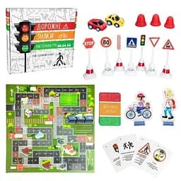 Настольная игра "Дорожые знаки" 30245 Strateg, в коробке (4823113807061)
