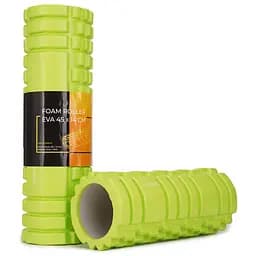 Массажный ролик Cornix EVA 45 x 14 см (валик, роллер) XR-0040 Green