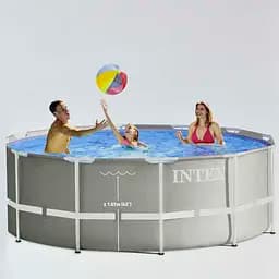 Басейн каркасний 26718 FR Intex 366х122 см, фільтр-насос, сходи, від 6-ти років, 10685 л (6941057415144)