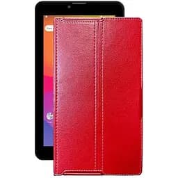 Чехол StatusCASE из экокожи для планшета Prestigio Wize 4117 3G Красный