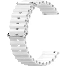 Ремешок силиконовый Primolux Ocean для часов Xiaomi Amazfit GTR 47 мм White