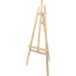 Мольберт выставочный Rosa №40 Лира сосна 71×80×142 см макс. высота полотна 115 см (без бегунка)