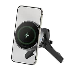 Холдер тримач + бездротове зарядне Wiwu CH-319 Qi2.0 Car Wireless Charger - мініатюра 2