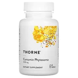 Куркумін Thorne Curcumin Phytosome 1000 mg, 60 капсул