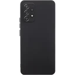 Чохол TPU Getman Liquid Silk Full Camera для Samsung Galaxy A52 4G / A52 5G / A52s Чорний / Black