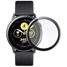 Полимерная пленка 3D (full glue) (тех.пак) Samsung Galaxy Watch Active 2 40mm Черный