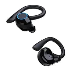 Бездротові спортивні Bluetooth навушники TWS Q23 Pro водонепроникні з сенсорами і мікрофоном Чорні - мініатюра 3