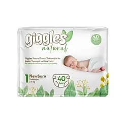 Подгузники детские Giggles Natural Newborn 1 (2-5 кг), 40 шт.
