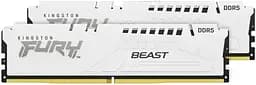 Модуль пам'яті Kingston Fury DDR5 32Gb (2x16) 6000MHz Beast White EXPO/XMP (KF560C36BWE2K2-32)
