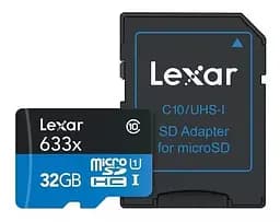 Картка пам'яті Lexar 633x microSD 32 GB високошвидкісна - мініатюра 2