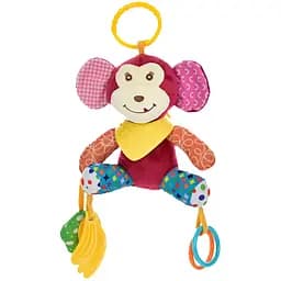 Підвіска на коляску Limo Toy Мавпочка з прорізувачем SKK-056