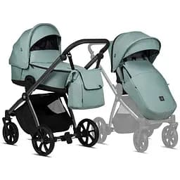 Коляска Tutis Mio Plus Thermo Turquoise, универсальная 2 в 1, бирюзовая (1352243)
