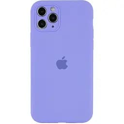 Чохол Silicone Case Full Camera Protective AA для Apple iPhone 12 Pro Max 6.7" Бузковий / Dasheen