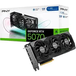 Видеокарта PNY GeForce RTX 5070 Overclocked Triple Fan (VCG507012TFXPB1-O) EU [135927]