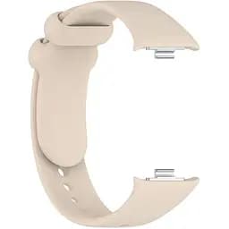 Силіконовий ремінець BeCover для Xiaomi Mi Smart Band 8 Pro Beige (710209) - мініатюра 3