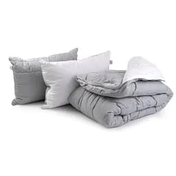 Набор одеяла и 2 подушки Grey White серый (172.52_Grey White)