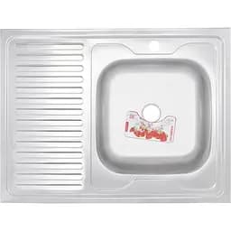 Кухонна мийка Zerix Z8060R-08-180E Satin (ZS0609)