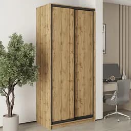 Шкаф-купе двухдверный MebelStar Стандарт BG 2ДСП 110x60x240 см Дуб тахо (MBS-10103)