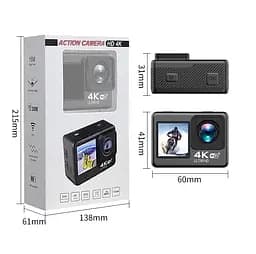 Екшн камера V8 Full HD 4K Wi-Fi з пультом дистанційного керування і водонепроникним боксом - мініатюра 2