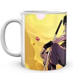 Кружка GeekLand Наруто Naruto Саске Сидит на обрыве NA.02.312 330 мл белая