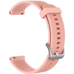 Ремінець силіконовий 20 мм для Samsung Galaxy Watch 42/3 41 мм/Active/Active 2 BeWatch GT CBітло-рожевий (1011422)