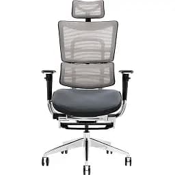 Офісне крісло GT Racer X-801L (W-20, B-40), світло-сіре (X-801L Bright Gray (W-20 B-40)) - мініатюра 3