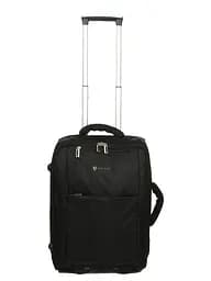 Валіза Малий (S) тканинний на 2 колесах Airtex 525 Queluz 50x34x18 см 30,6 л Чорний - мініатюра 2