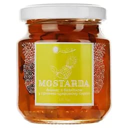 Мостарда Cherry Twig Ананас с базиликом в горчично-сахарном сиропе 170 г (923512)