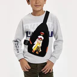 Сумка через плече дитяча Brawl Stars 29х17 см сумка слінг для хлопчика (01930)