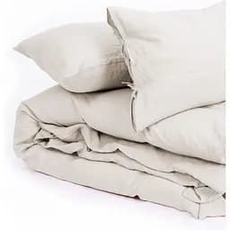 Підковдра MirSon Linen Jasmine льон 200х220 см бежево-сіра (2200008269210) - мініатюра 7