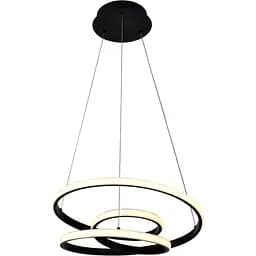 Світильник стельовий Miorro LED Lamantino з пультом ДУ та APP 80W 450х250 мм чорний (51-313-019)