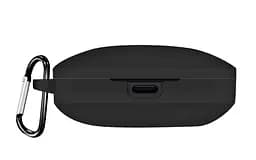 Чохол-накладка DK для Xiaomi Redmi Buds 6S Silicone Candy Friendly з карабіном (017206) (black) - мініатюра 2