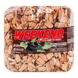 Щепа для копчения WEEKEND Ольха, 400 г