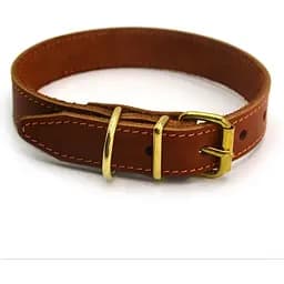 Ошейник для собак Zoo-hunt кожаный О Класик рыжий 1,8/26-34 см