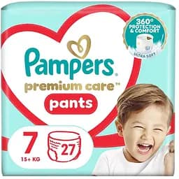 Подгузники Pampers Premium Care Pants Трусики Размер 7 (17+кг) 27 шт. (8006540807026)