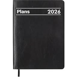 Щоденник датований Buromax Memory 2026 A5 штучна шкіра чорний (BM.21151-01)