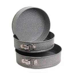 Набір роз'ємних форм для випічки Kamille, вуглецева сталь, 3 шт.