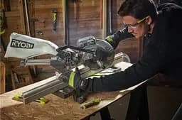 Пила торцювальна Ryobi ONE+ RMS18190-0 акумуляторна 18В без АКБ та ЗП - мініатюра 3