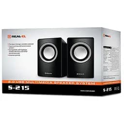 Акустична система REAL-EL S-215 black - мініатюра 2