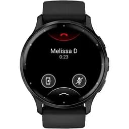 Смарт-годинник Garmin Venu 3 Slate Stainless Steel Bezel with Black Case and Silicone Band (010-02784-01/51/41) - мініатюра 2