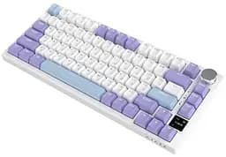 Клавіатура Ajazz AK820 PRO 75% Exploded Gift Switch White RGB (AK820PRO-G-PWB) - мініатюра 5