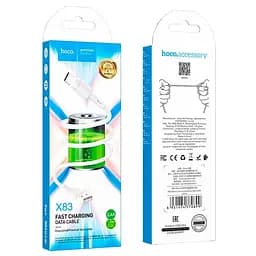 Кабель Hoco Micro USB Victory charging data cable X83 1 м 2.4A - мініатюра 2